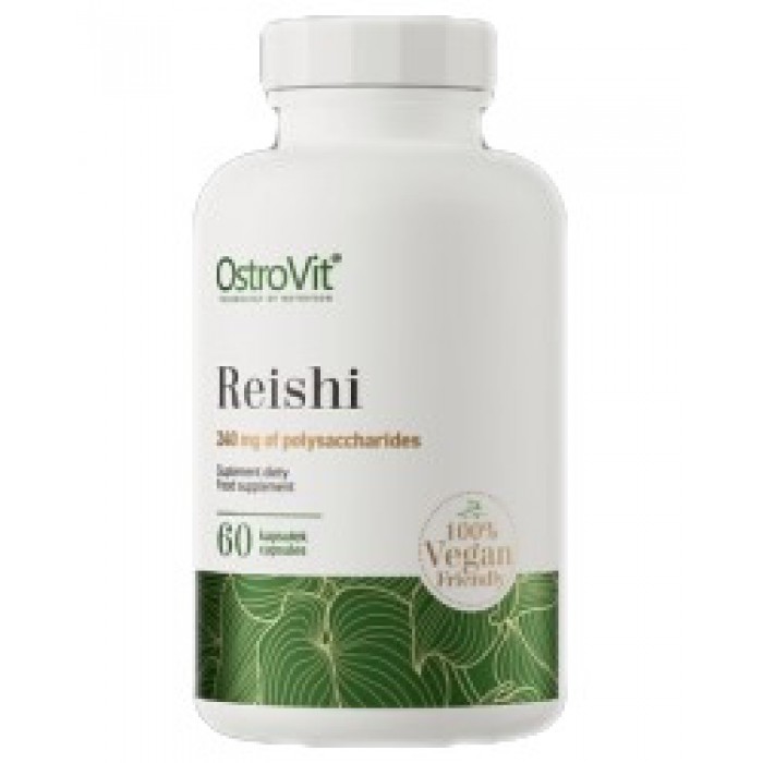 OstroVit - Reishi 600 mg | Vege / 60 капсули, 60 дози