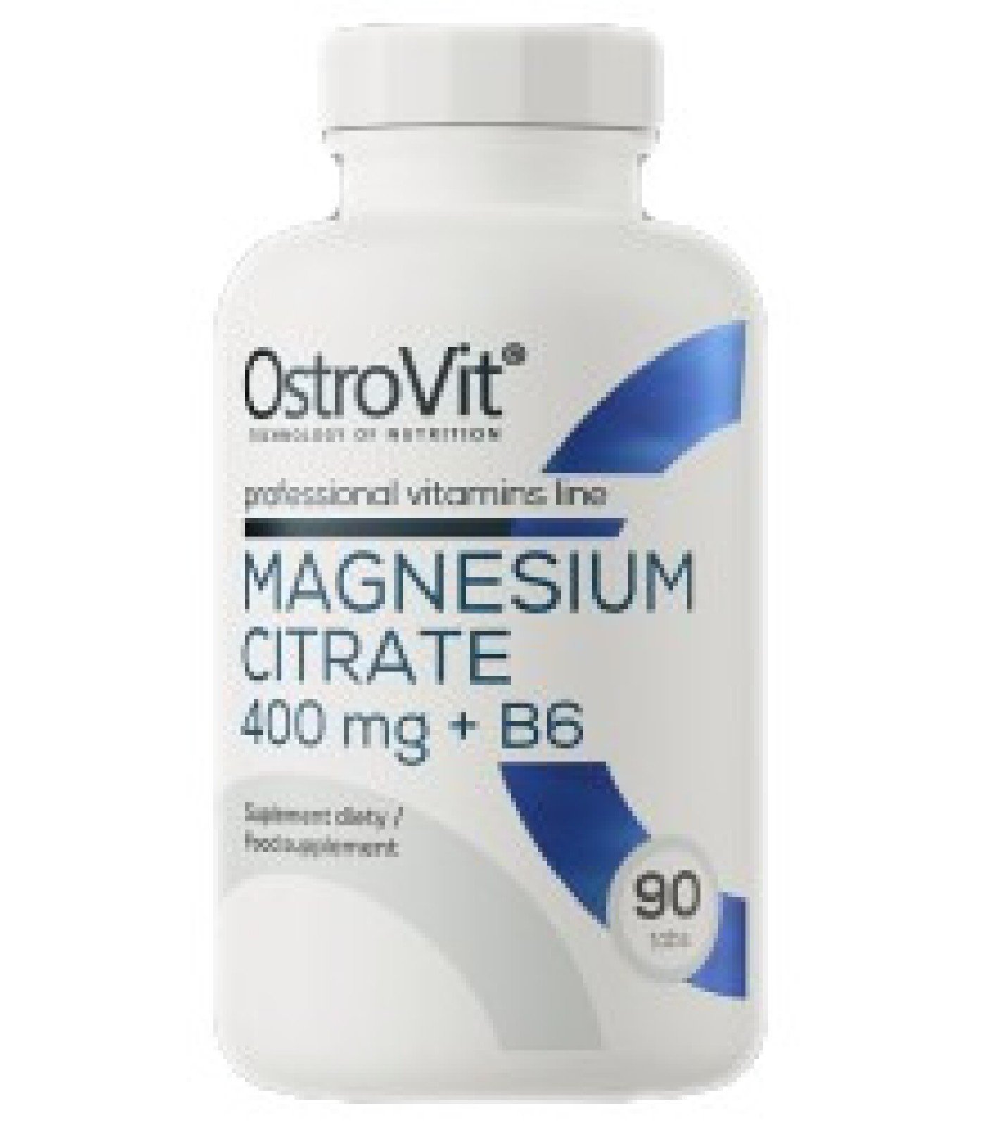 OstroVit - Magnesium Citrate 400 mg + B6 / 90 Таблетки