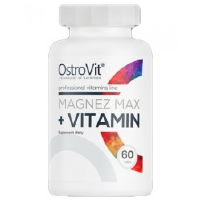 OstroVit - Magnez MAX + Vitamin / 60 Таблетки, 60 дози