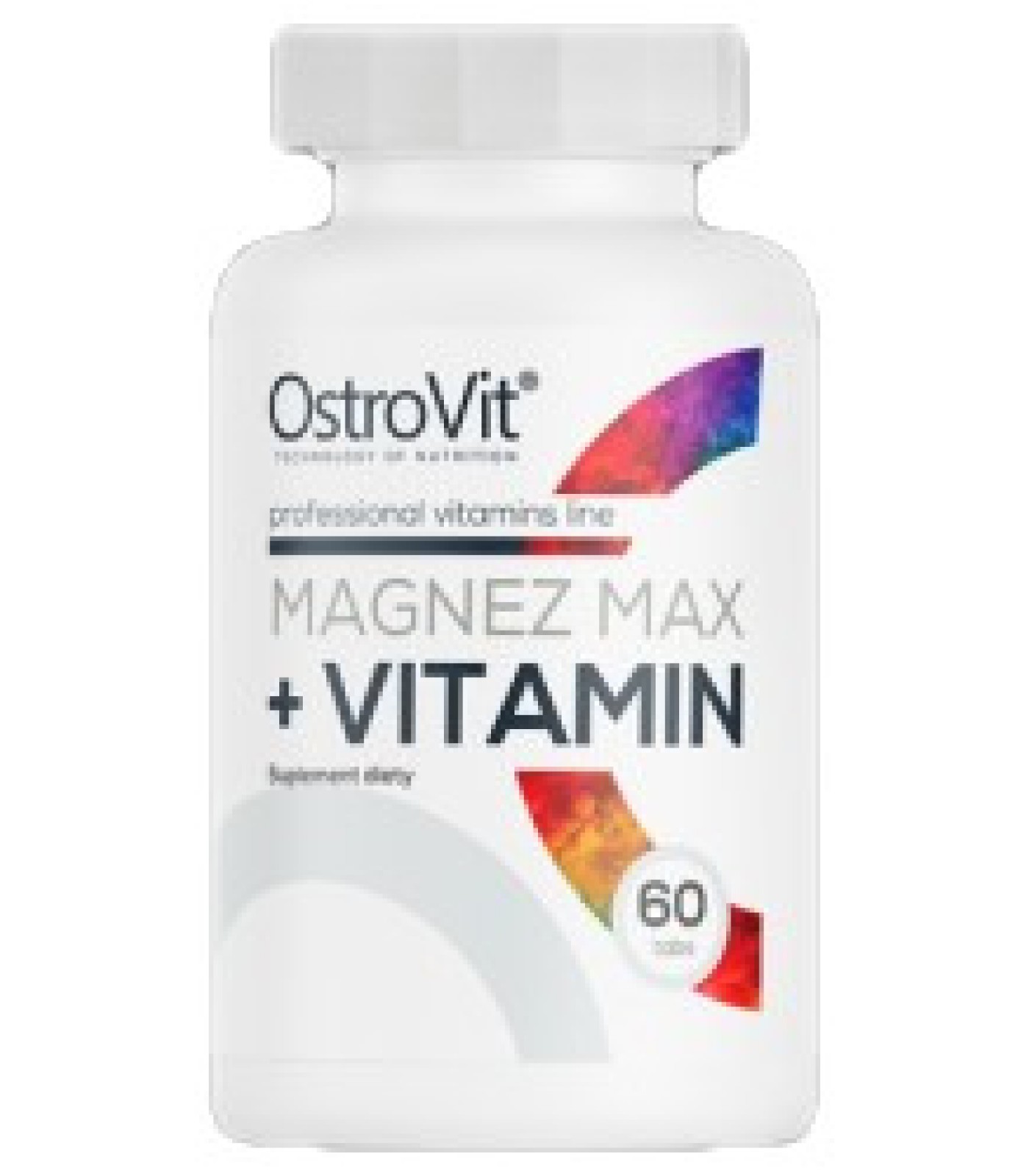 OstroVit - Magnez MAX + Vitamin / 60 Таблетки, 60 дози