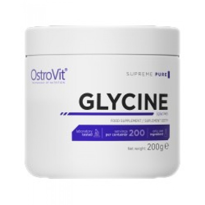 OstroVit - Glycine Powder / 200 грама, 200 дози