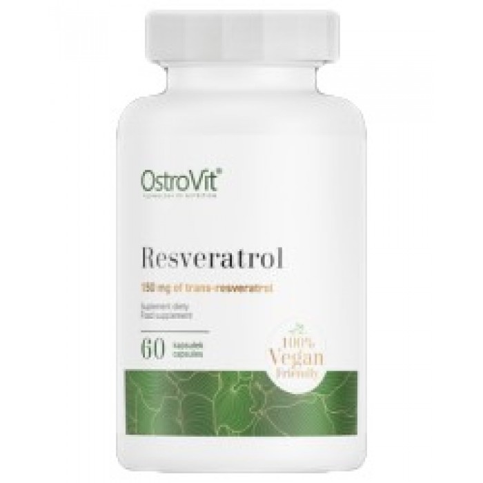 OstroVit - Resveratrol 150 mg / Vege / 60 капсули, 60 дози