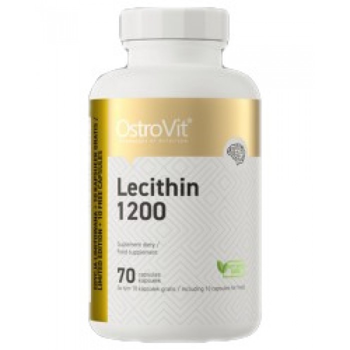 OstroVit - Lecithin 1200 / NO GMO / 70 Гел капсули, 70 дози
