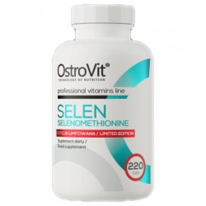 OstroVit - Selenium 200 mcg / 220 Таблетки, 220 дози