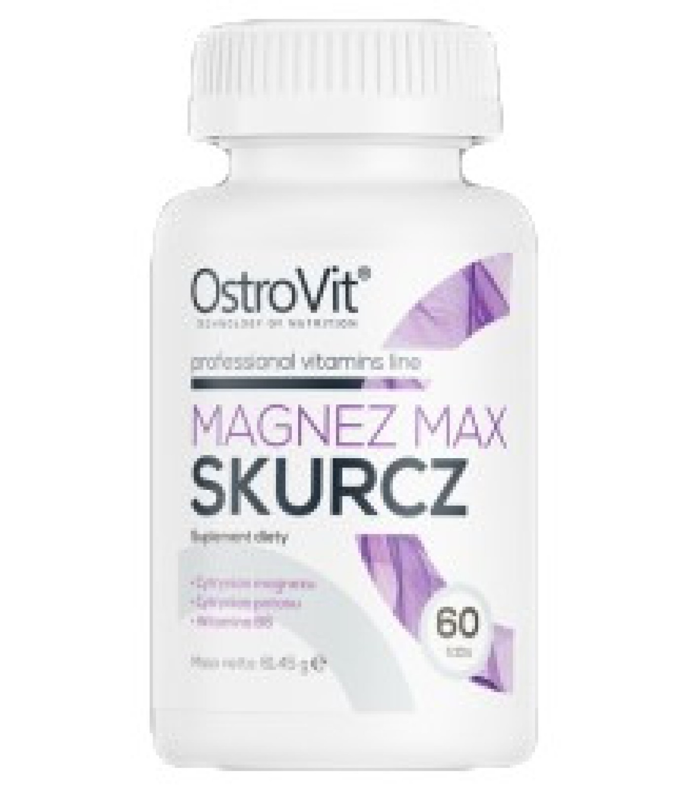 OstroVit - Magnez MAX / Anticramp / 60tabs.