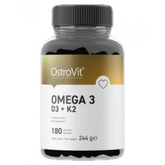 OstroVit - Omega 3 / D3 + K2 / 180softgels