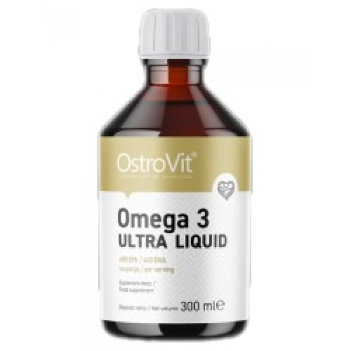 OstroVit - Omega 3 Ultra Liquid / Lemon Flavored / 300ml.