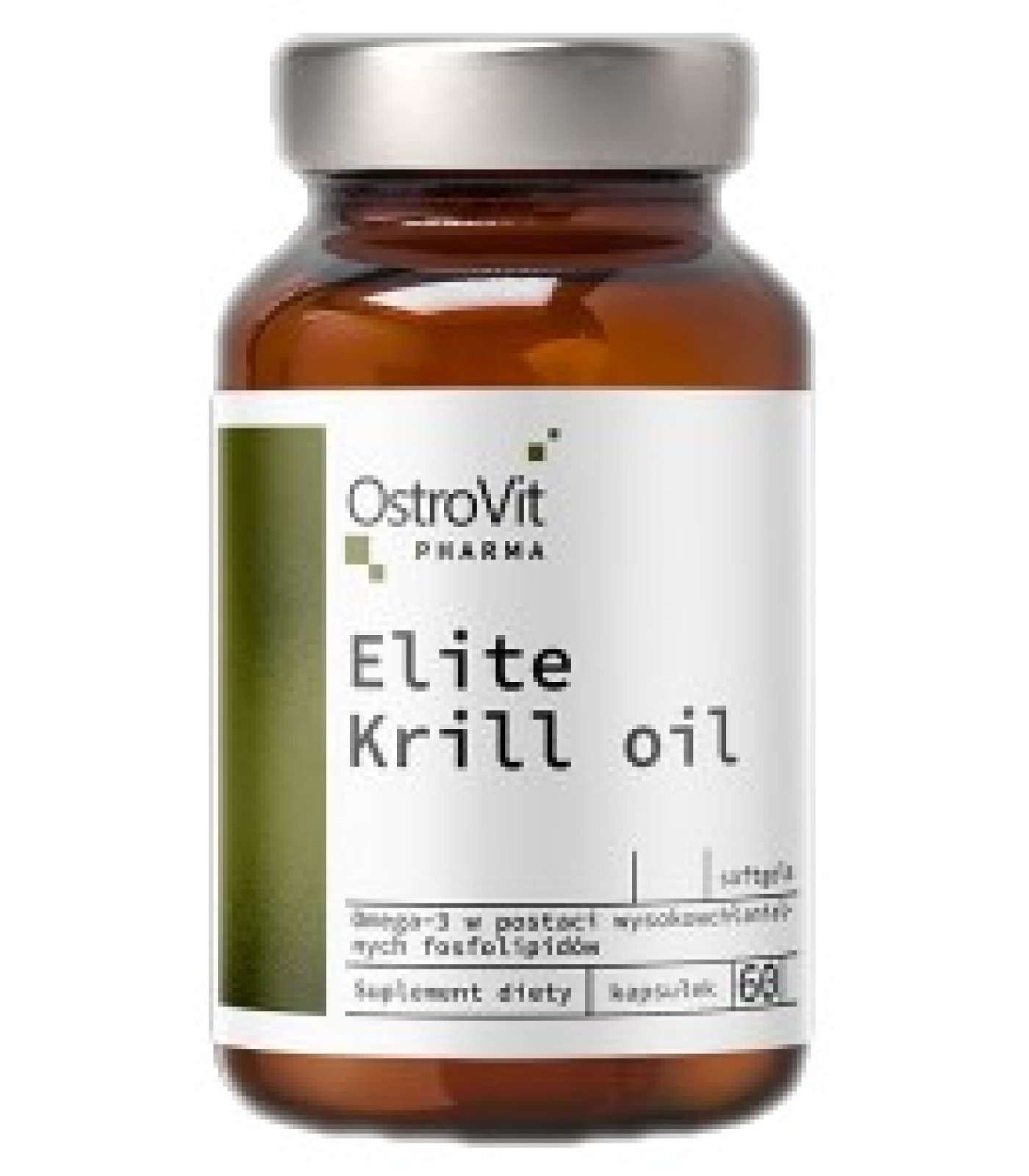 OstroVit - Elite Krill Oil 500 mg / 60 Гел капсули, 30 дози