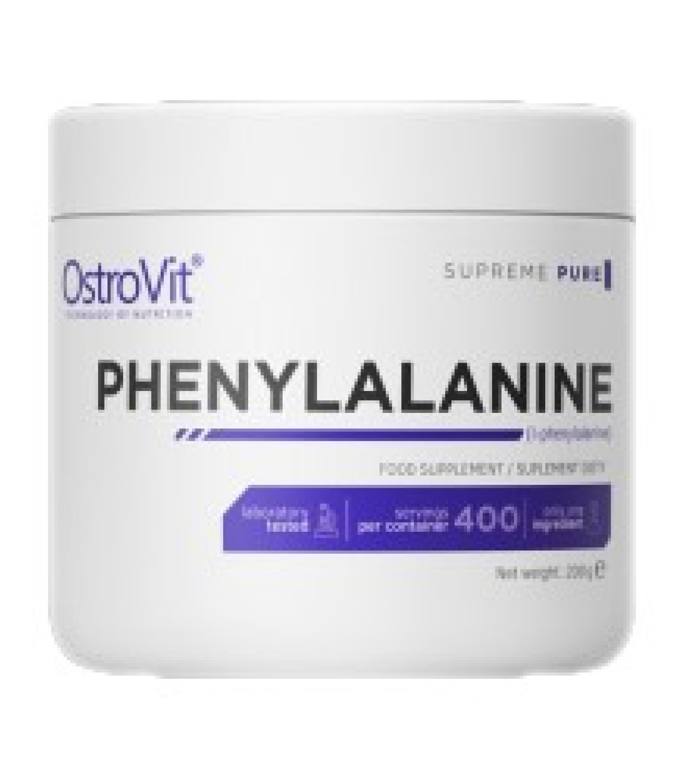 OstroVit - Phenylalanine / L-Phenylalanine Powder / 200 грама, 400 дози