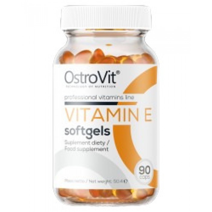 OstroVit - Vitamin E 400 IU / 90 Гел капсули, 90 дози