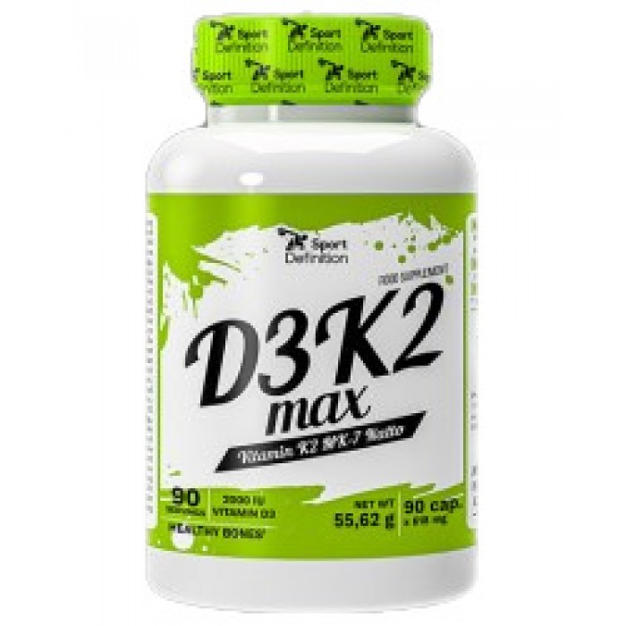 Sport Definition - D3 + K2 MAX / 90 капсули, 90 дози