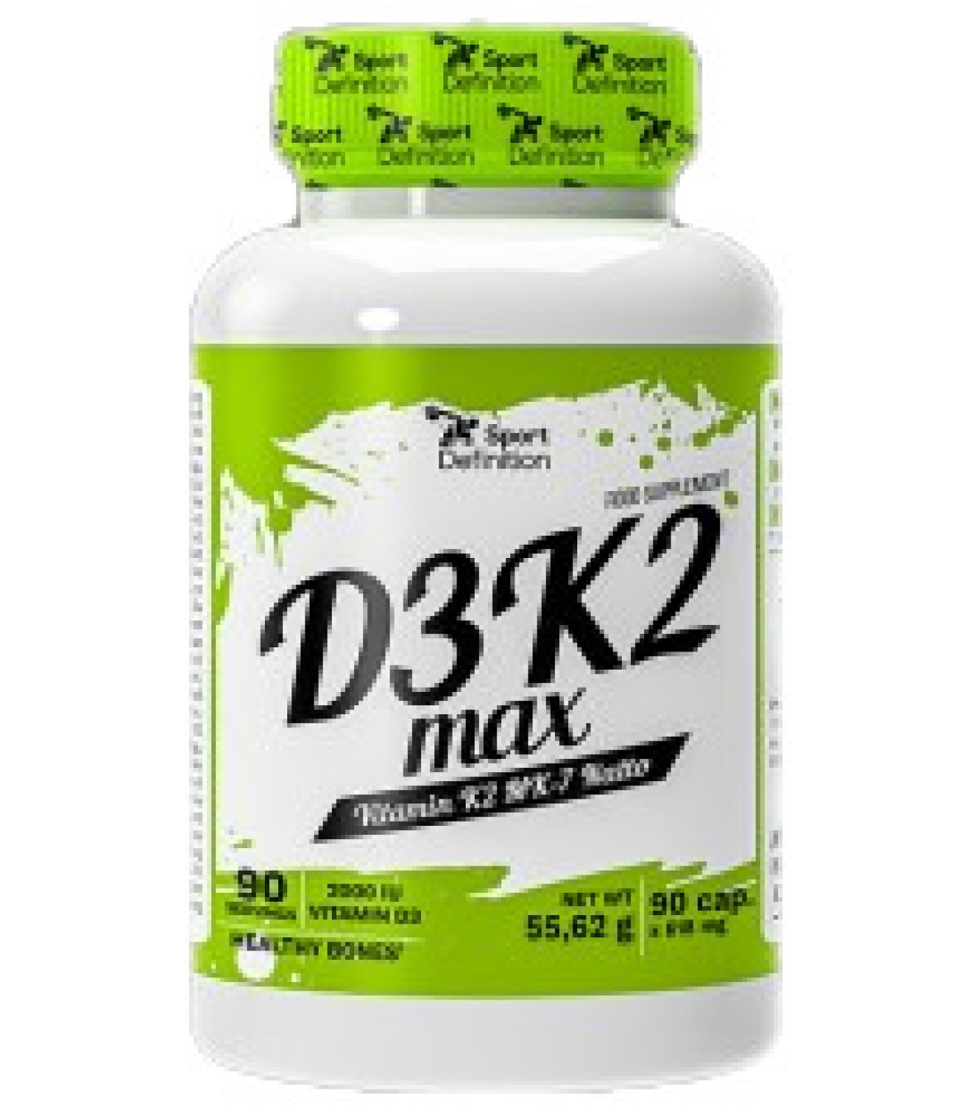 Sport Definition - D3 + K2 MAX / 90 капсули, 90 дози