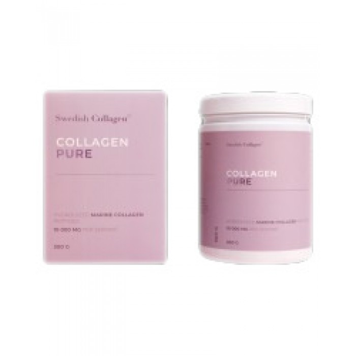 Swedish Collagen - Collagen Pure Powder | Hydrolyzed Marine Collagen Peptides / 300 грама, 30 дози