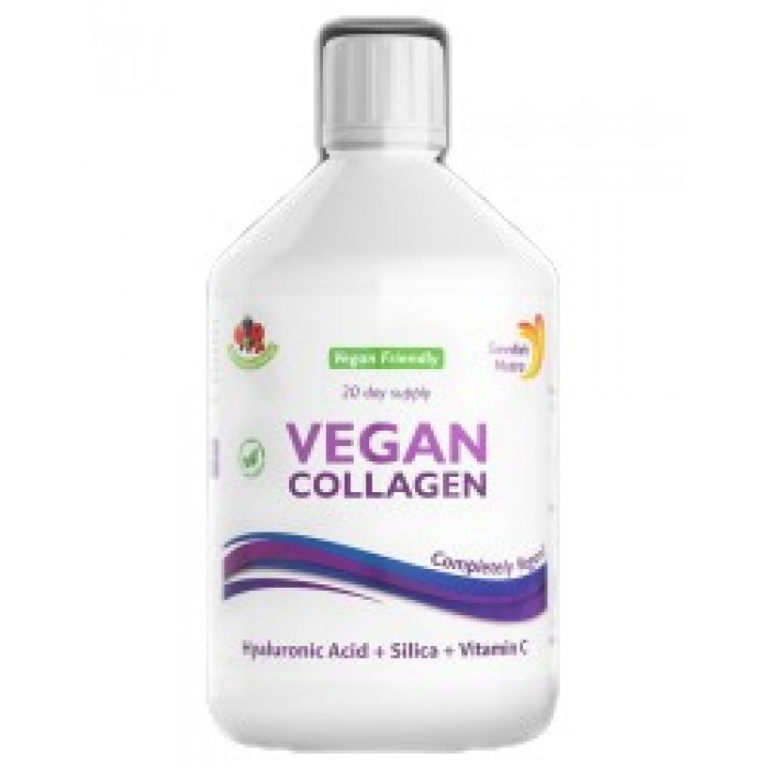 Swedish Nutra - Vegan Collagen | with Hyaluronic Acid, Silica and Vitamin C / 500 мл, 20 дози​