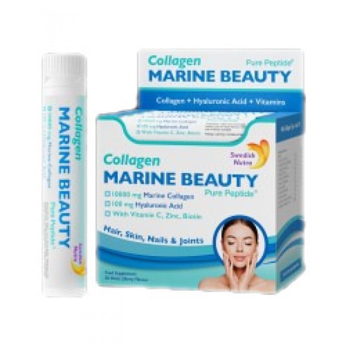 Swedish Nutra - Collagen Marine Beauty | added Vitamin C, Zinc, Biotin and Hyaluronic Acid / 25 мл