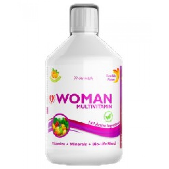 Swedish Nutra - Woman Multivitamin | Vitamins + Minerals + Bio-Life Blend / 500 мл, 33 дози