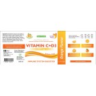 Swedish Nutra - Vitamin C + D3 and Zinc | Immune System Booster / 500 мл, 33 дози​