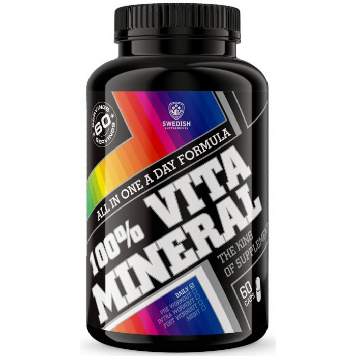 SWEDISH Supplements - 100% Vita Mineral / All in One a Day Formula