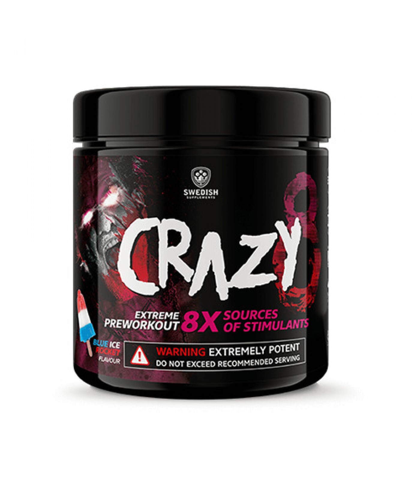 SWEDISH Supplements - Crazy 8 / Extreme PreWorkout