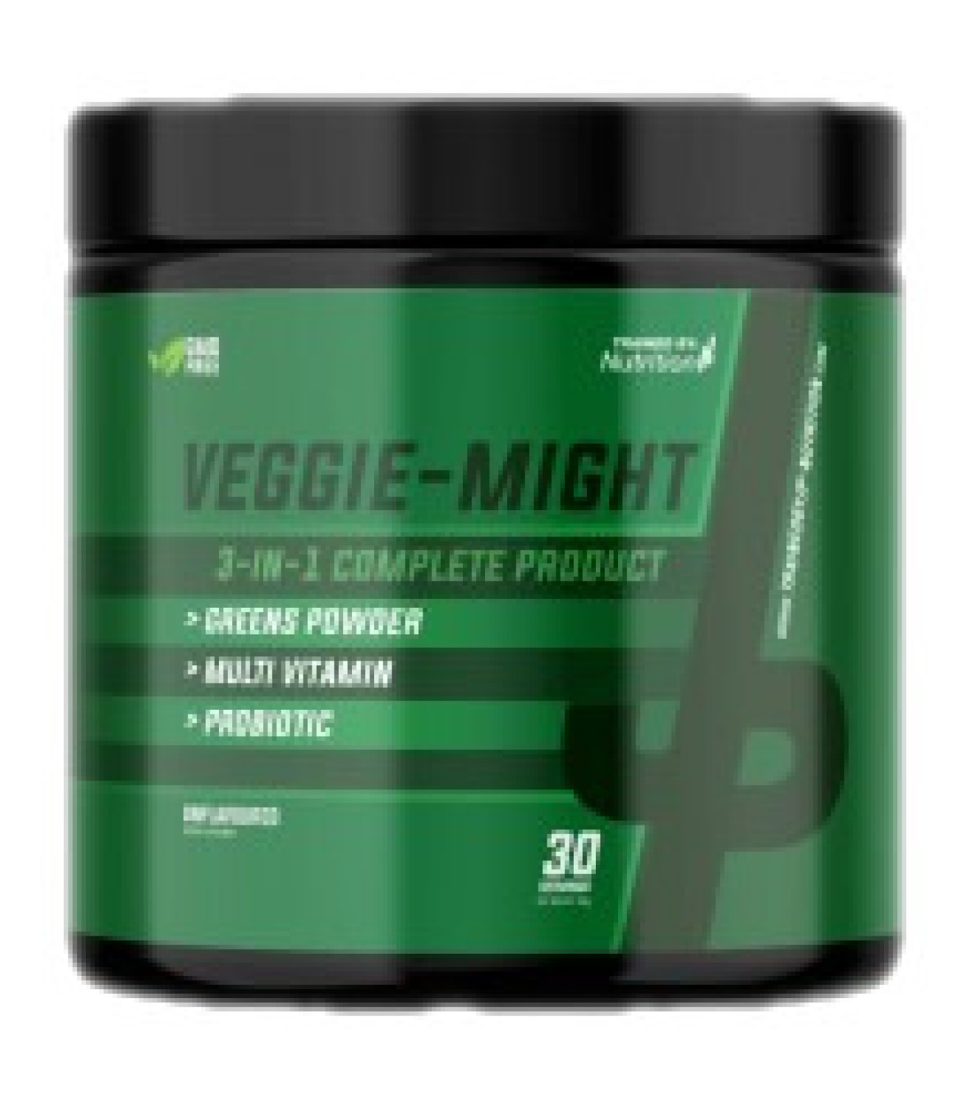 Trained by JP - Veggie-Might | 3 in 1 Complete Formula ~ Greens & Multi Vitamin & Probiotic / 180 грама, 30 дози​