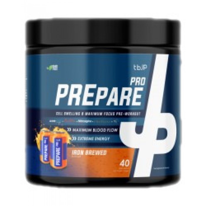 Trained by JP - PREpare Pro | Maximum Focus Pre-Workout / 340 грама, 40 дози​