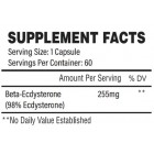 Trained by JP - Natural Physique | Beta-Ecdysterone 255 mg / 60 капсули, 60 дози​