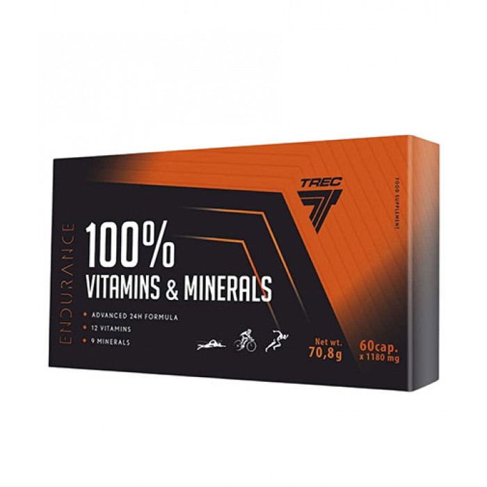 TREC NUTRITION 100% Vitamins & Minerals | Endurance / 60 Caps