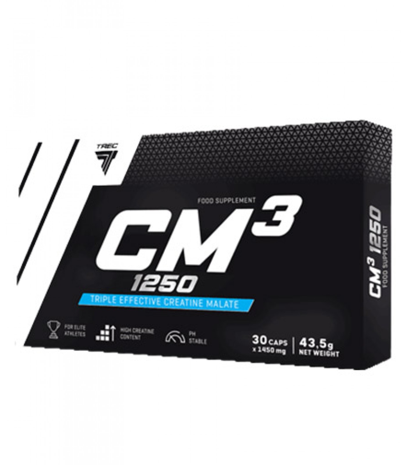 Trec Nutrition CM3 Powder 250g - Tri-Creatina Malato Al Pompelmo Rosa Per Forza E Massa Muscolare