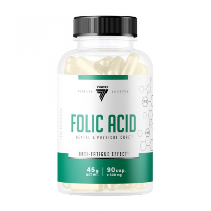 TREC NUTRITION Folic Acid 400 mcg / 90 Caps