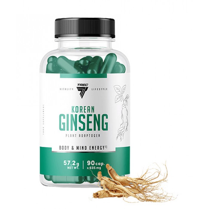 TREC NUTRITION Korean Ginseng 500 mg / 90 Caps