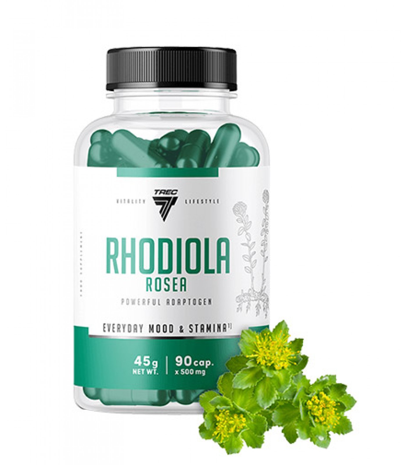 TREC NUTRITION Rhodiola Rosea 100 mg / 90 Caps