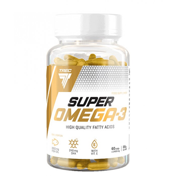 TREC NUTRITION Super Omega-3 / 60 Softgels