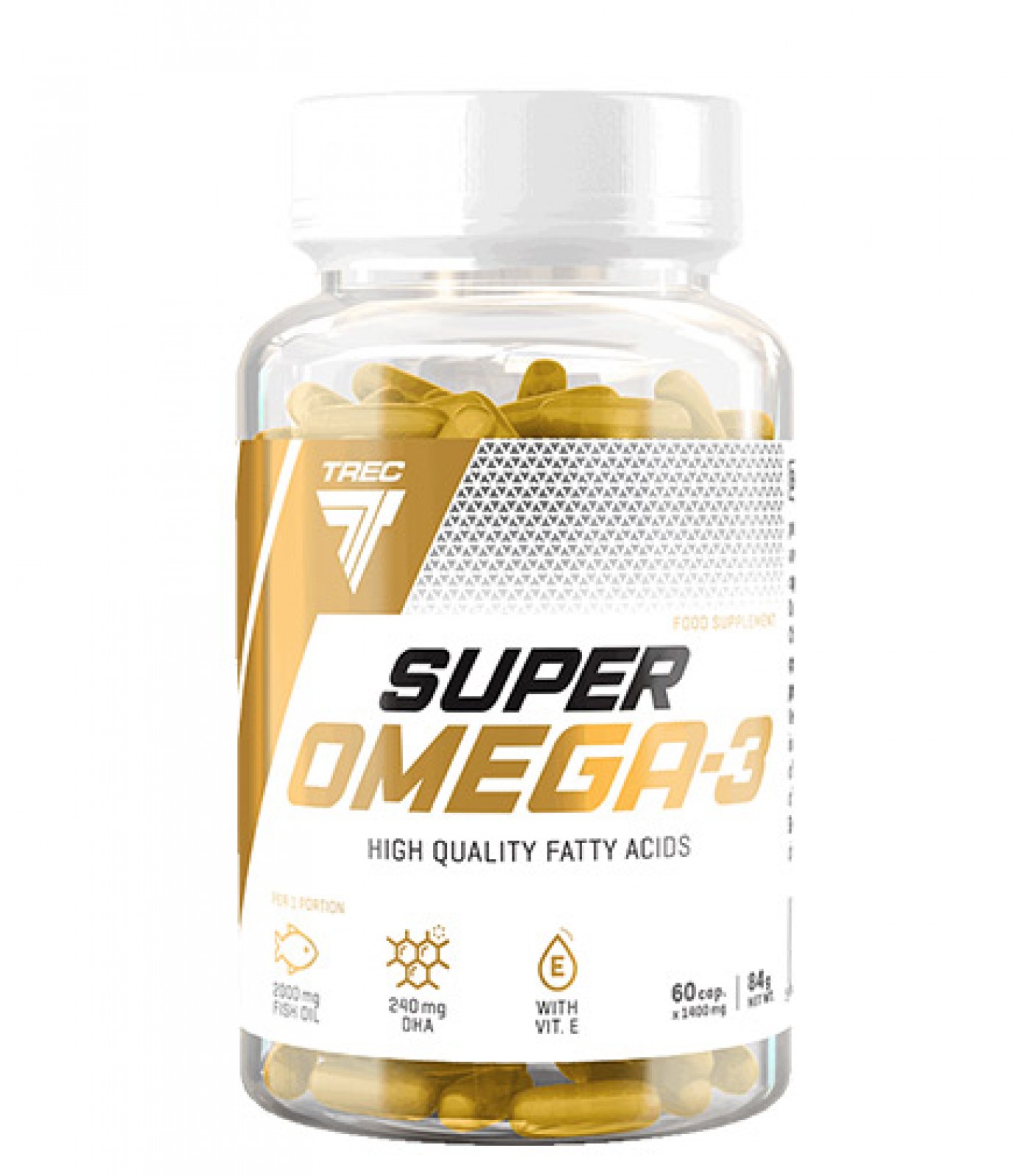 TREC NUTRITION Super Omega-3 / 60 Softgels