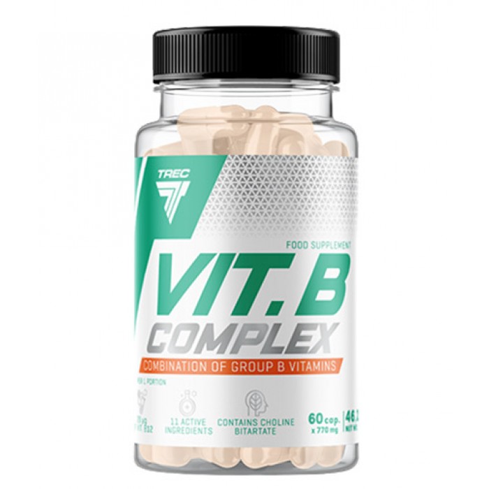 TREC NUTRITION Vitamin B-Complex / 60 Caps