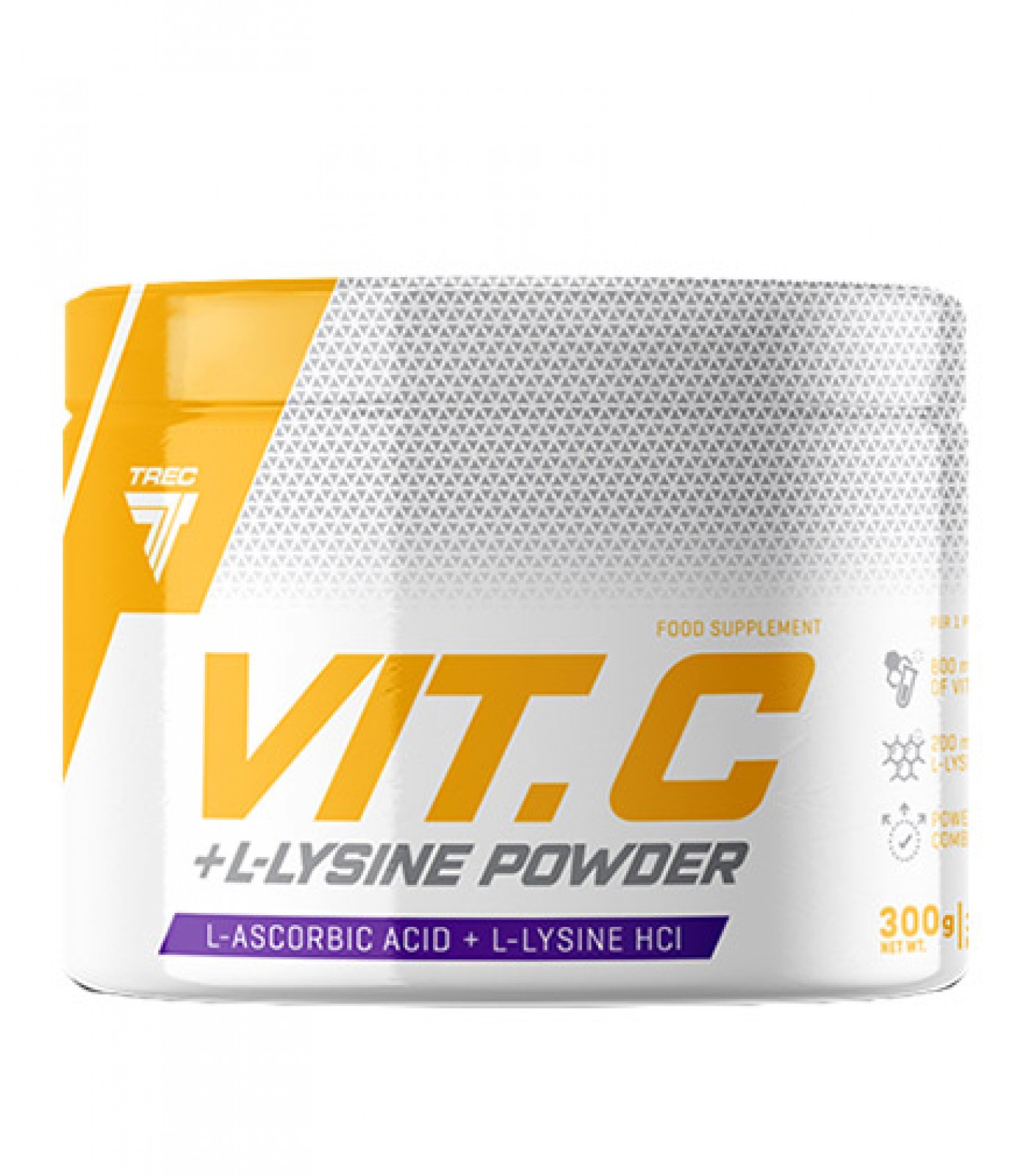 TREC NUTRITION Vitamin C + L-Lysine Powder