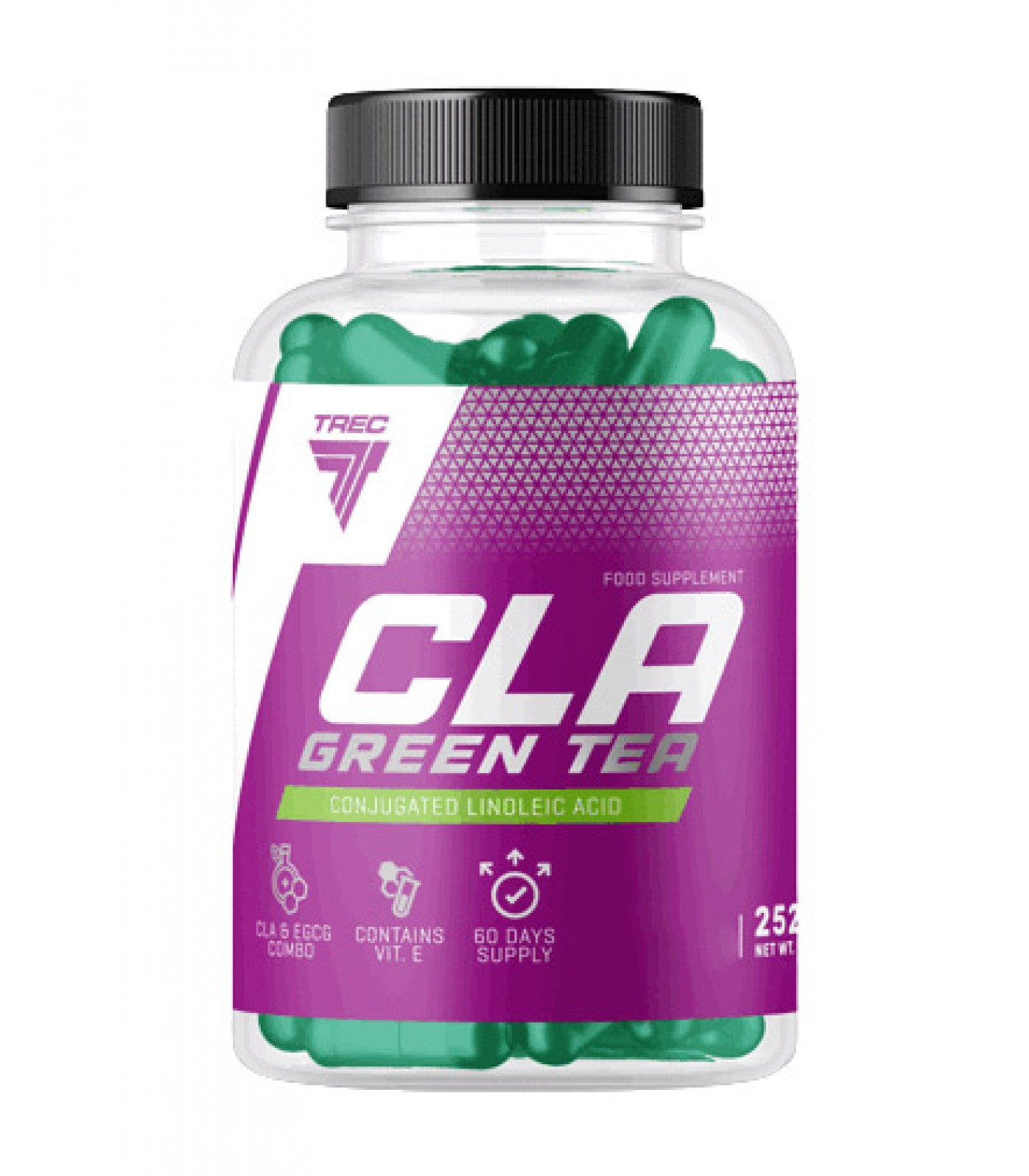 TREC NUTRITION CLA + Green Tea / 90 Softgels