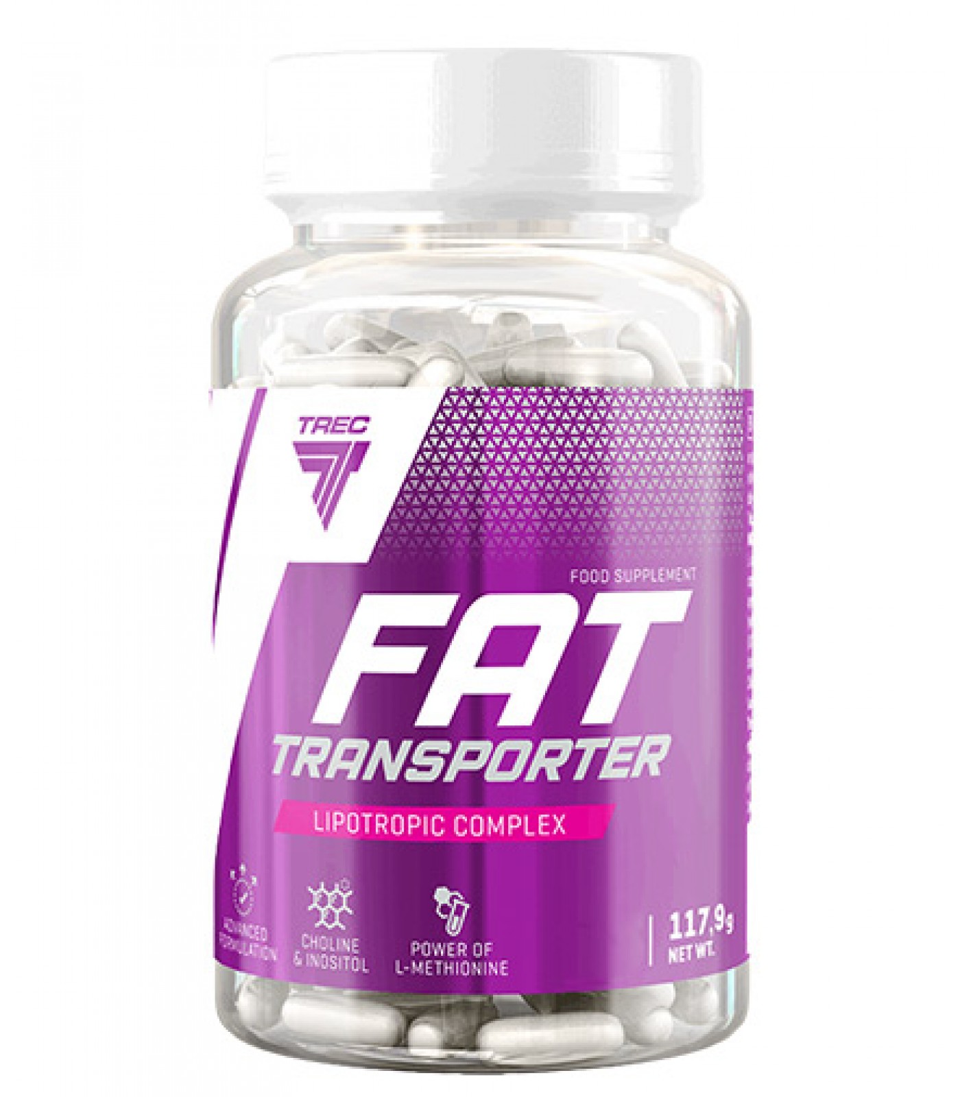 TREC NUTRITION Fat Transporter | Lipotropic Fat Burner / 180 Caps