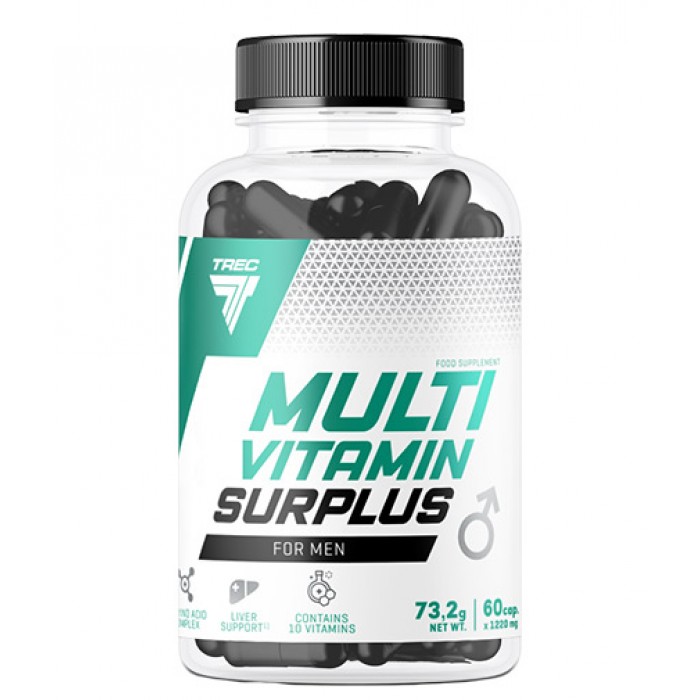 TREC NUTRITION Multi-Vitamin Surplus for Men / 60 Caps