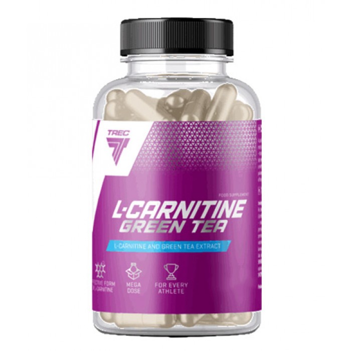 TREC NUTRITION L-Carnitine + Green Tea Caps / 180 Caps