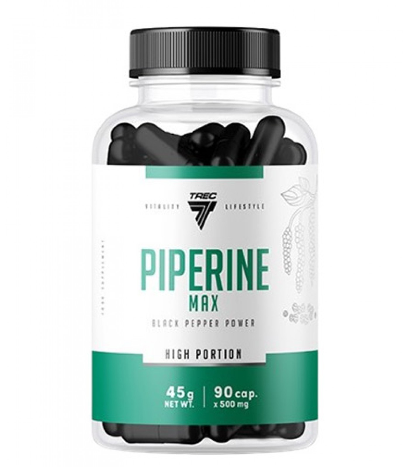 TREC NUTRITION Piperine Max 35 mg | Black Pepper Power / 90 Caps