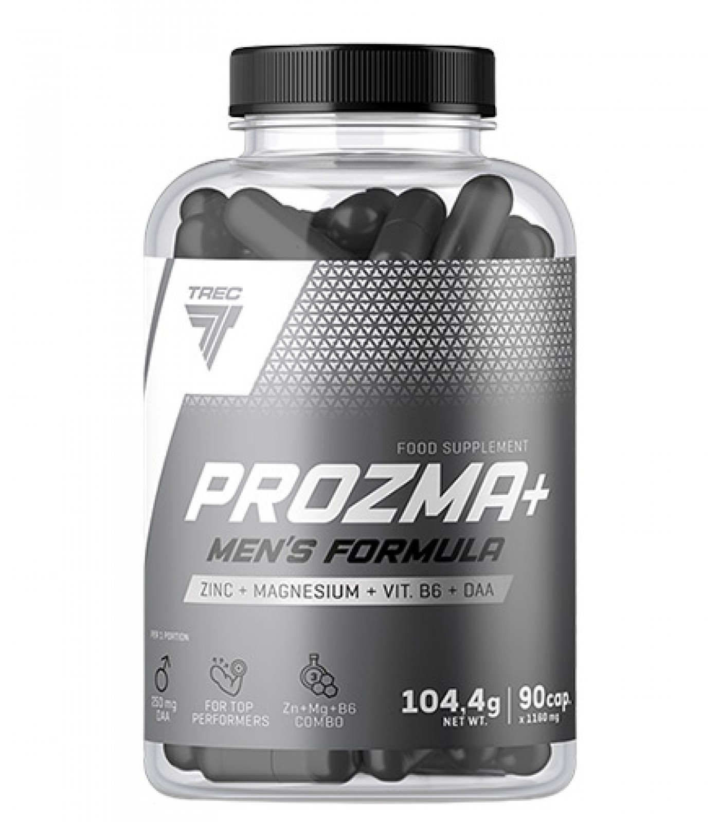 TREC NUTRITION ProZMA+ Men's Formula ZMA + DAspartic Acid / 90 Caps