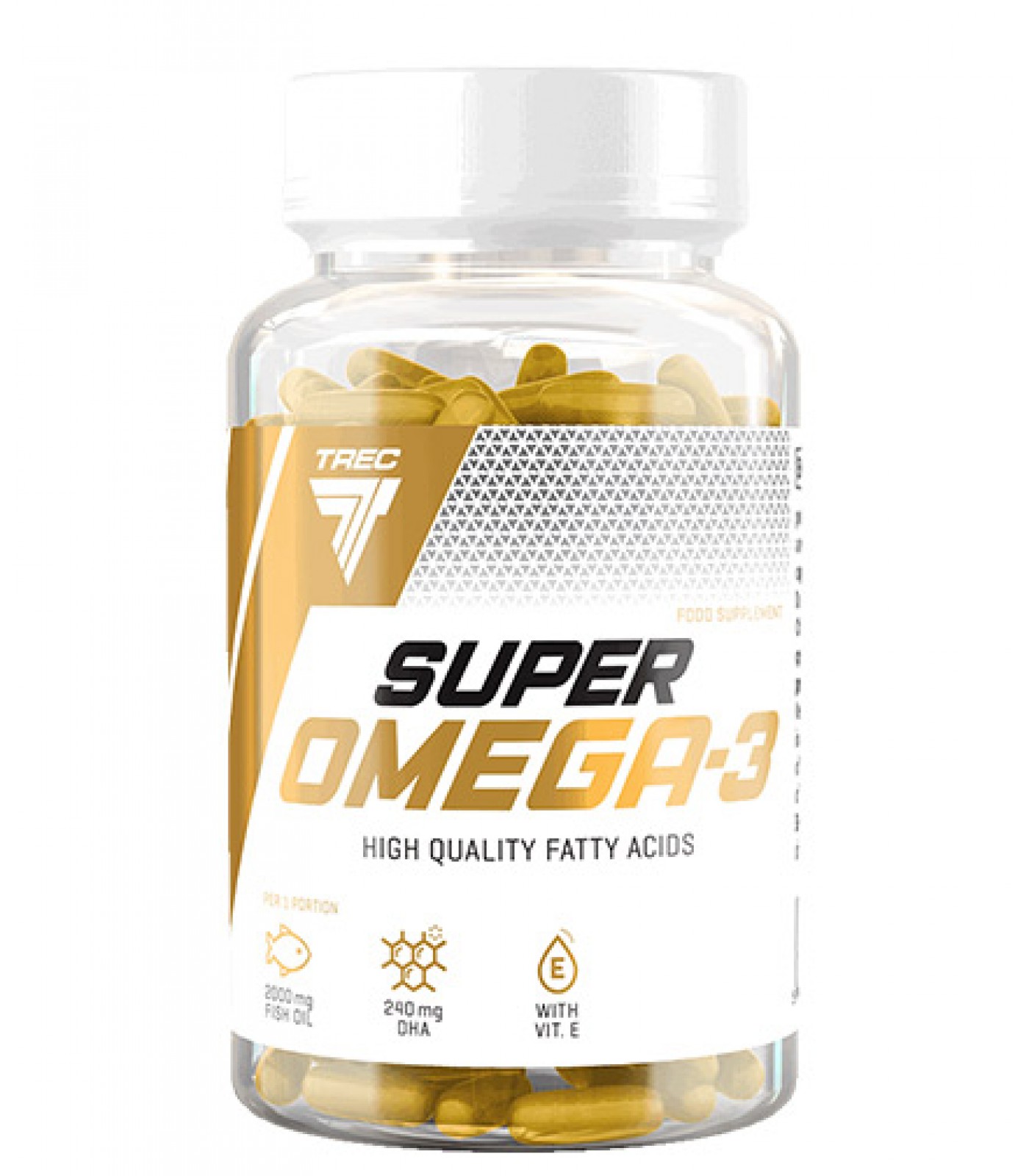 TREC NUTRITION Super Omega-3 / 120 Softgels