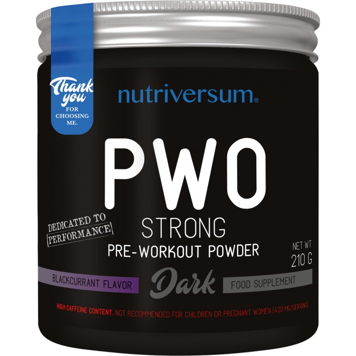 Nutriversum - PWO Strong | Pre-Workout / 210 gr.