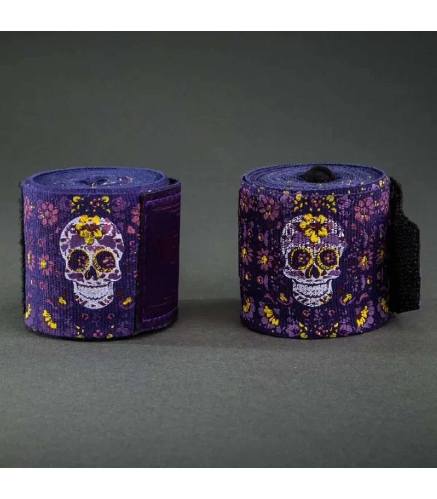Бинтове - VENUM - Santa Muerte Handwraps - Dark Purple - 4.5m ​