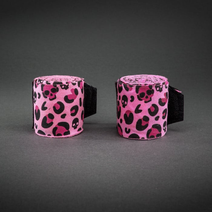 Venum Kontact Evo Skull Handwraps - Candy Pink/ Purple 4m