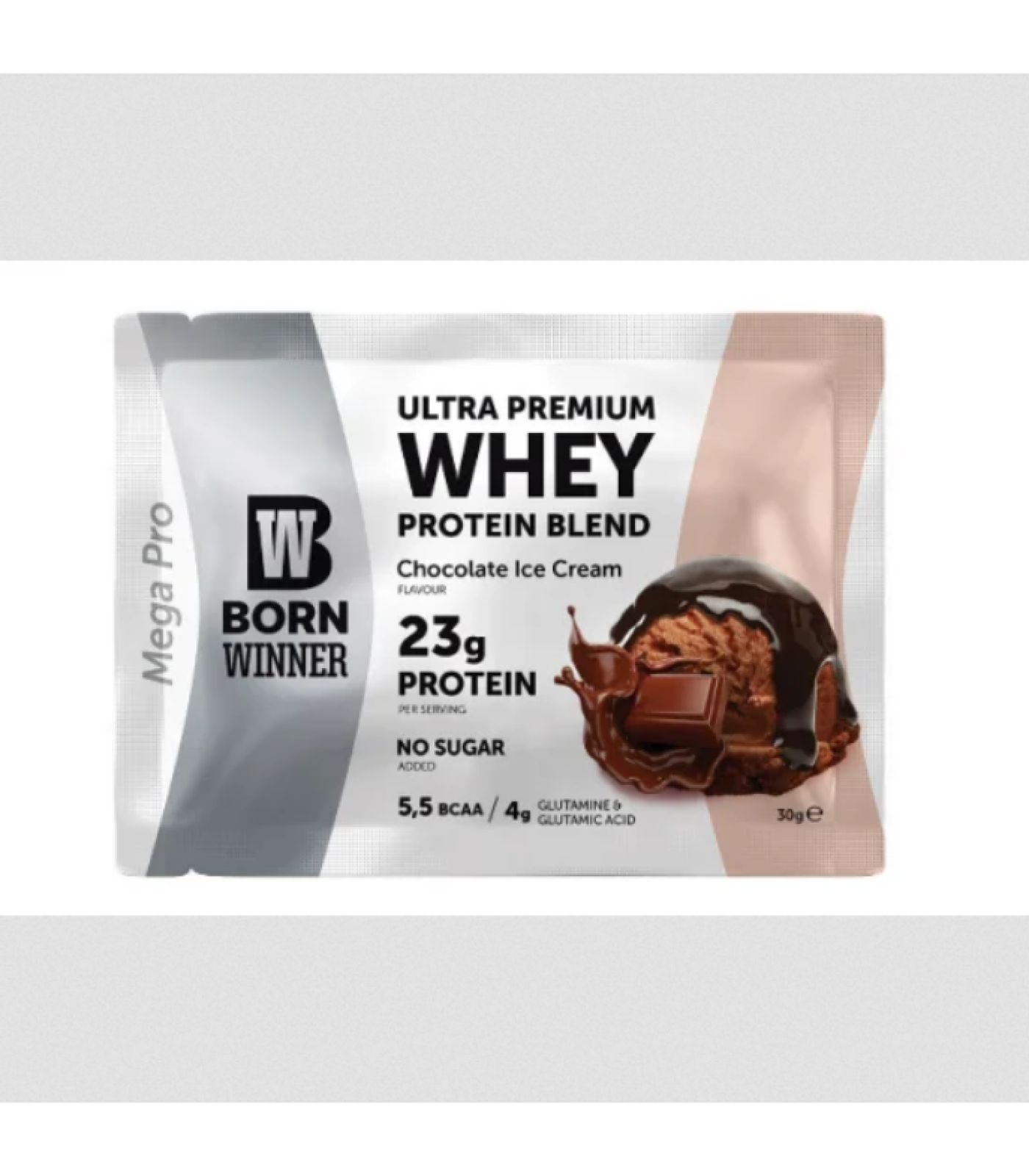 Суроватъчен протеин на прах с вкус на шоколадов сладолед 30гр.