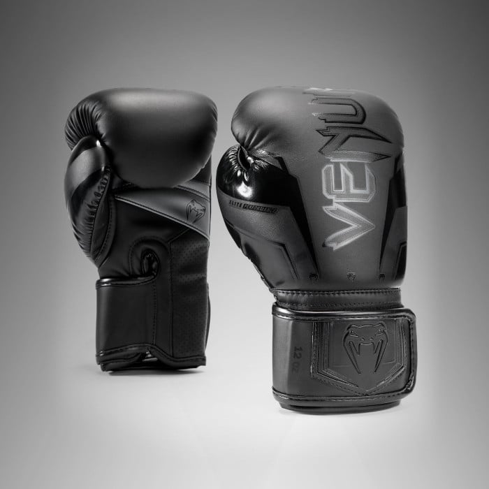 Boxing Gloves Elite Evo Venum - Black/Black