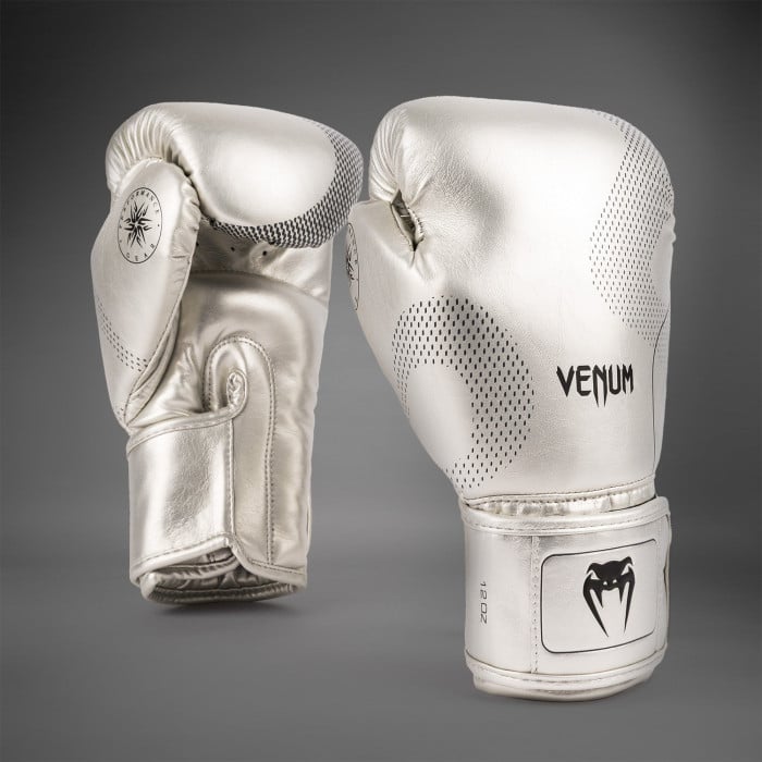 Venum Nexus Boxing Gloves - Silver/Black