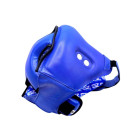 SZ Fighters - Каска за Муай Тай / Естествена кожа / Синя