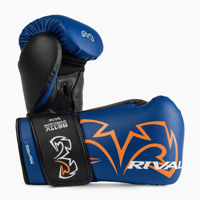 Боксови ръкавижи - Boxing gloves Rival Evolution Sparring RS11V - Blue